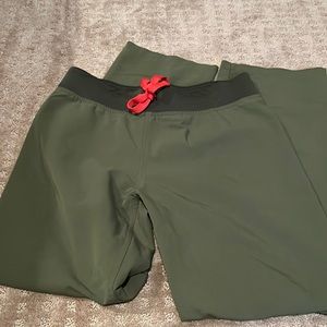 Figs Dark Olive Scrub Pants